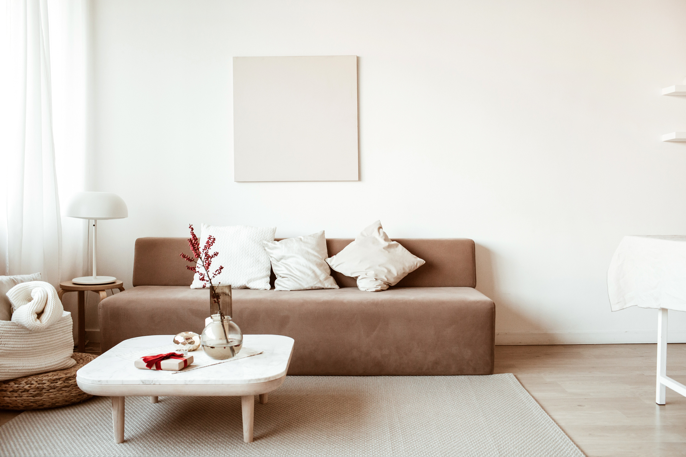 Clean and Elegant Interior Design of Living Room